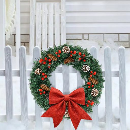 Świąteczna dekoracja drzwi 60cm