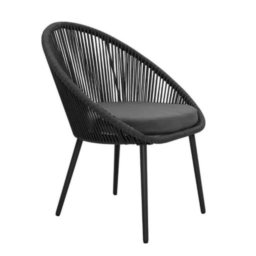 Fotel do użytku wewnętrznego/na zewnątrz, 2 sztuki, z małym stolikiem