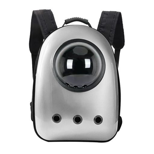 Plecak do noszenia zwierząt, srebrny