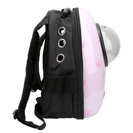 Plecak do noszenia zwierząt, różowy z kotkiem