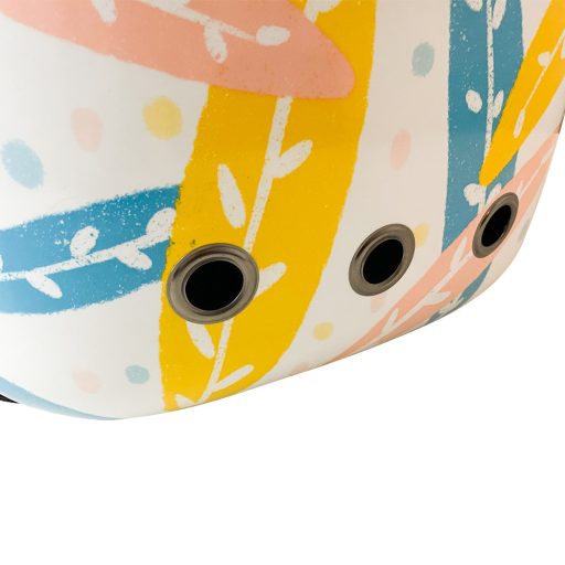 Plecak do noszenia zwierząt, biały w liście