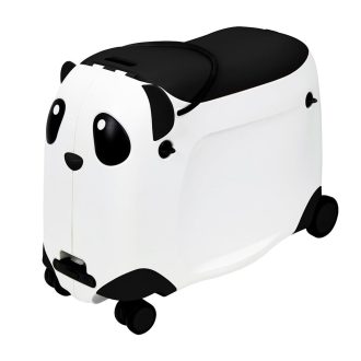 Walizka dla dziecka z kółkami i siedzeniem