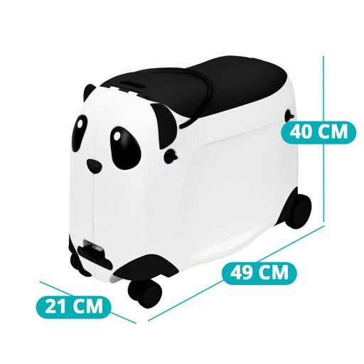 Walizka dla dziecka z kółkami i siedzeniem