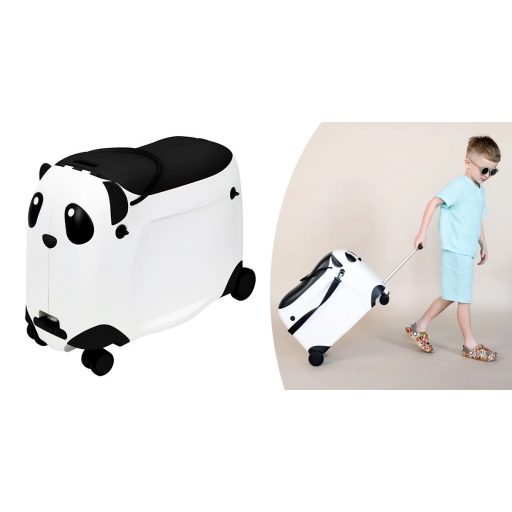 Walizka dla dziecka z kółkami i siedzeniem