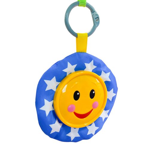 Wibrujący i grający leżaczek do 18 kg, różowy