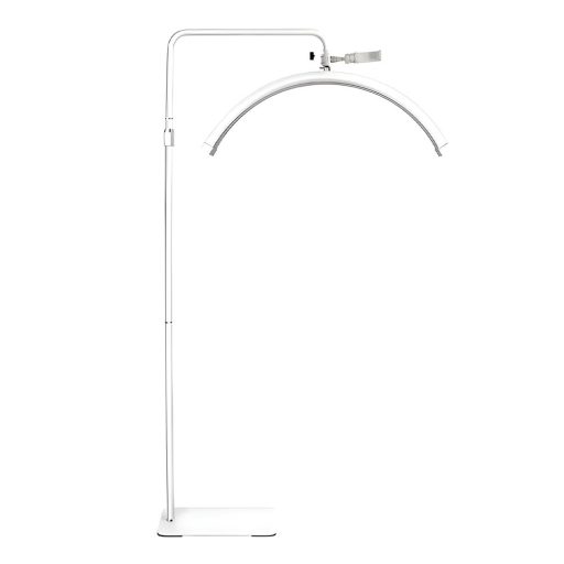 Moon – Kosmetyczna lampa stojąca w kształcie półksiężyca, biała