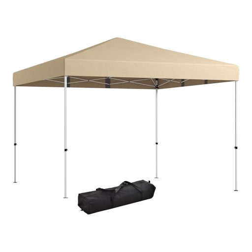 Pawilon z tylną ścianką i kieszeniami 3x3x2,8 m, beżowy
