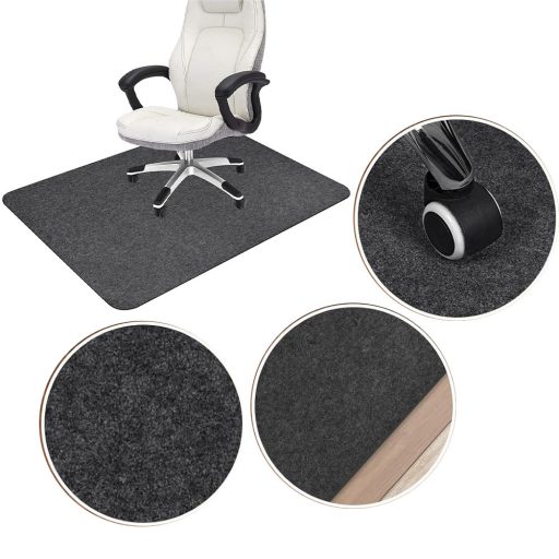 Mata ochronna pod krzesło, szara