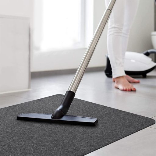 Mata ochronna pod krzesło, szara