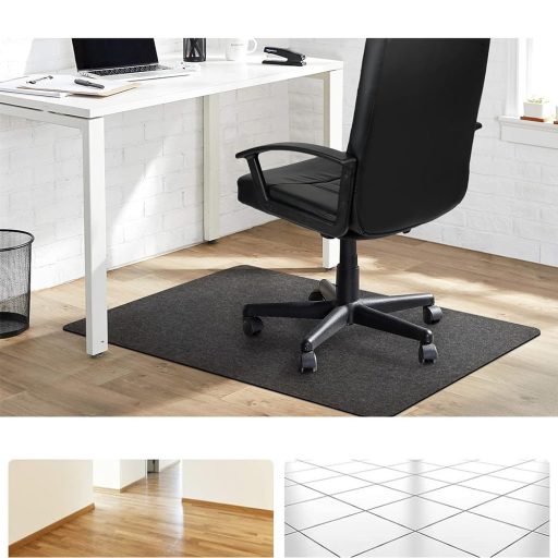 Mata ochronna pod krzesło, szara