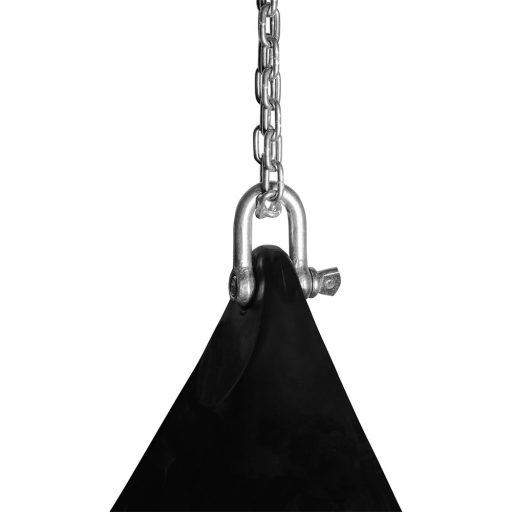 Worek treningowy napełniony wodą z łańcuchem, czarny