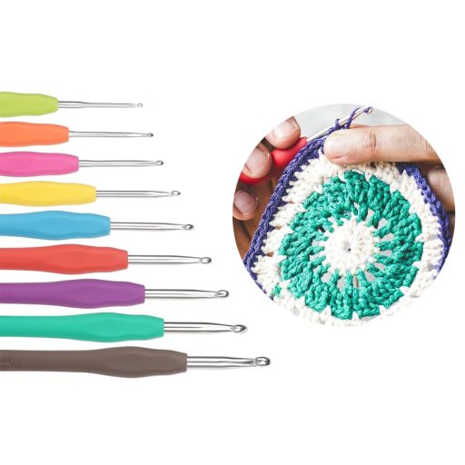 Zestaw do szydełkowania w wiszącej torbie
