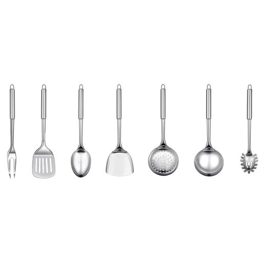 Patelnia wok z akcesoriami kuchennymi