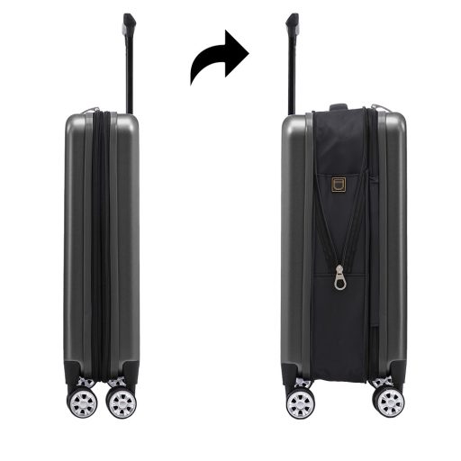 Składana walizka, ciemnoszara