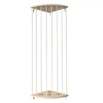 Narożny organizer na pluszaki