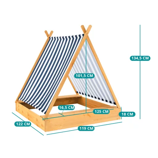 Piaskownica z Daszkiem