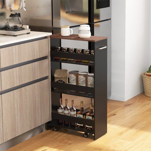 Wózek piętrowy na przyjęcia, czarny