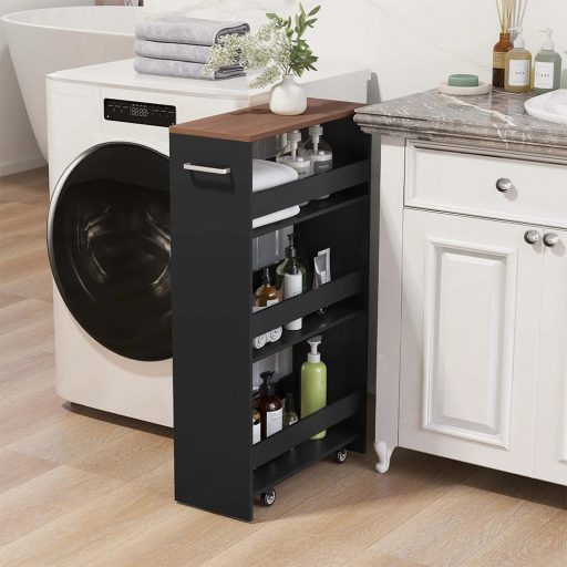 Wózek piętrowy na przyjęcia, czarny