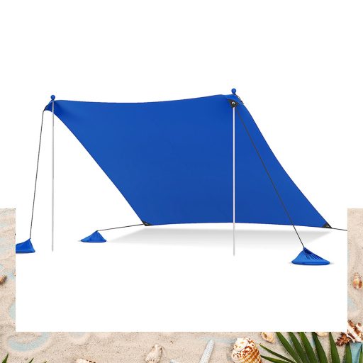 Przenośna osłona przeciwsłoneczna z 4 workami z piaskiem 3x3x2 m UV50+