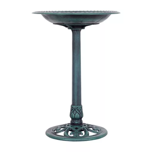 Kąpielisko dla ptaków z plastiku, zielone