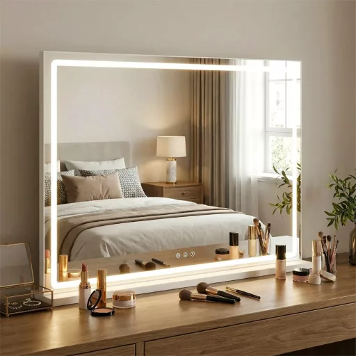 Lustro kosmetyczne Hollywood LED 80x14x62,5 cm