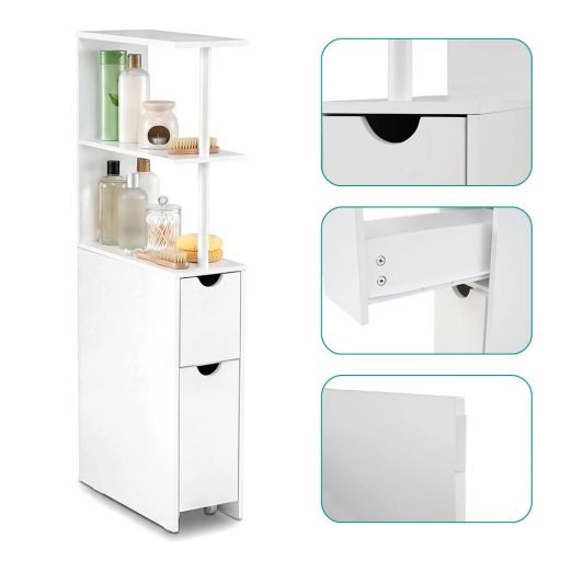Wolnostojąca szafka łazienkowa z miejscem do przechowywania