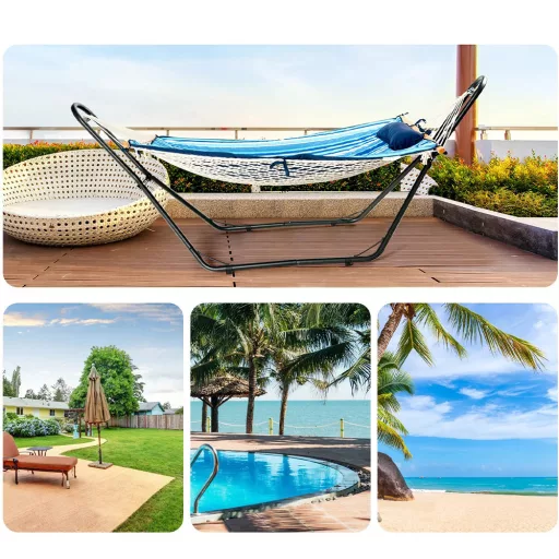 Stojak do hamaka metalowy