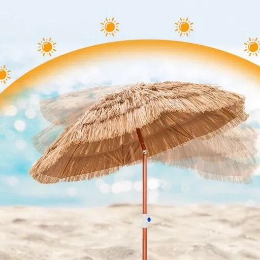 Tropikalny Parasol Słoneczny z Torbą, Regulowany