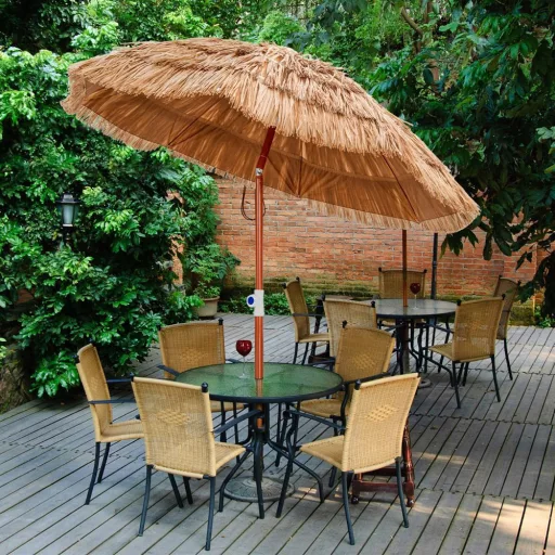 Tropikalny Parasol Słoneczny z Torbą, Regulowany