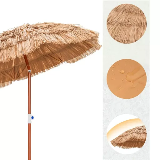 Tropikalny Parasol Słoneczny z Torbą, Regulowany