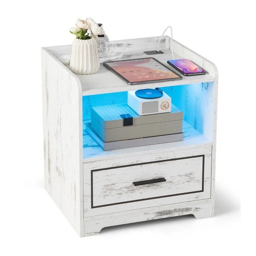 Stylowy nocny stolik w stylu vintage