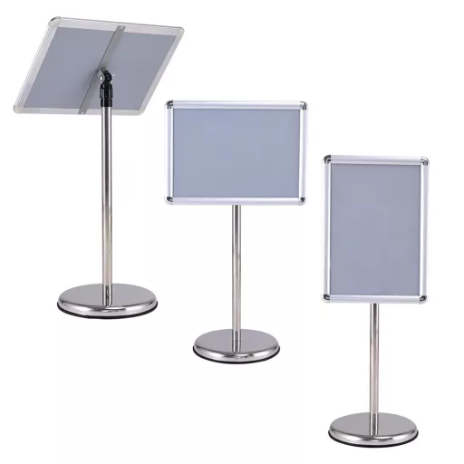 Regulowana wysokość stojak informacyjny A3