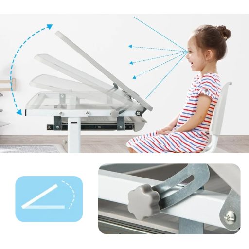 Dziecięce biurko z krzesłem z regulacją wysokości