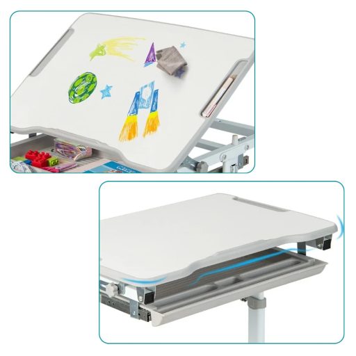 Dziecięce biurko z krzesłem z regulacją wysokości