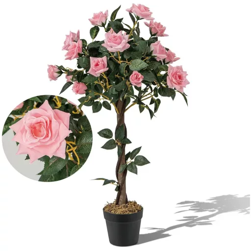 Sztuczne drzewo różane, 93 cm