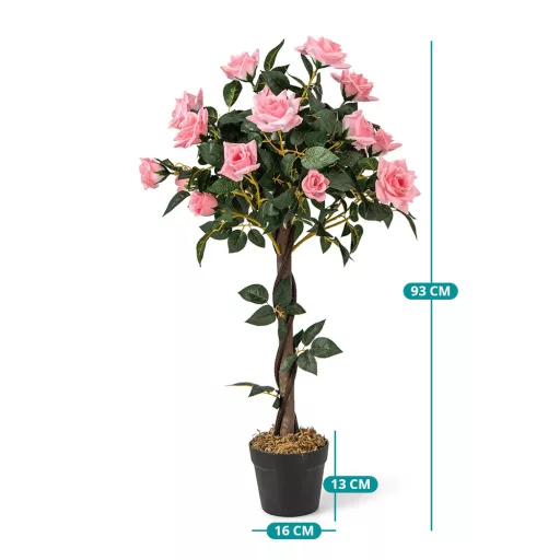 Sztuczne drzewo różane, 93 cm