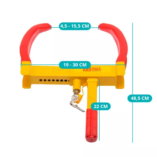 Zamek Koła Przeciwkradzieżowy