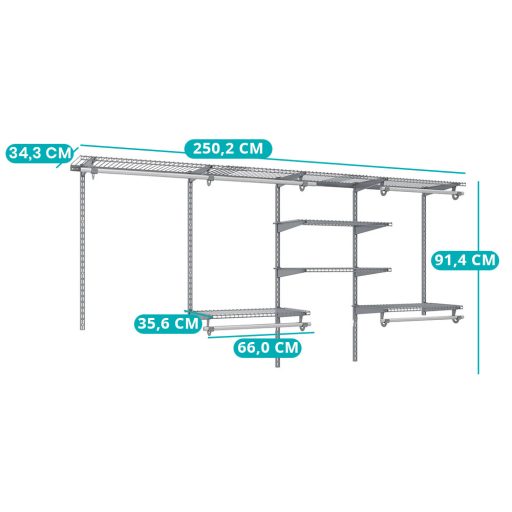 System przechowywania w szafie