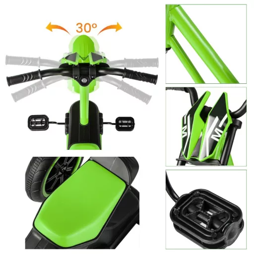 Trójkołowy rowerek dziecięcy zielony