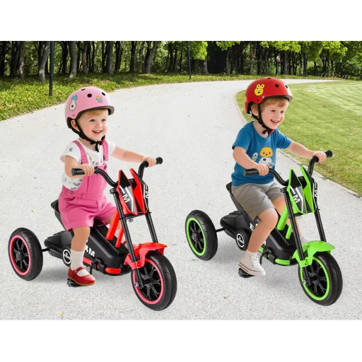 Trójkołowy rowerek dziecięcy zielony