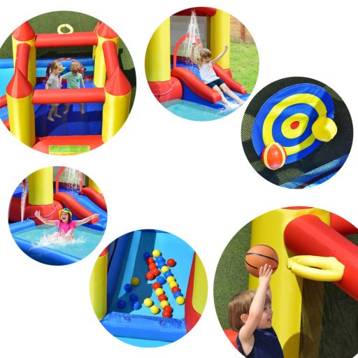 Zamek w Kształcie Inflatable Water Park