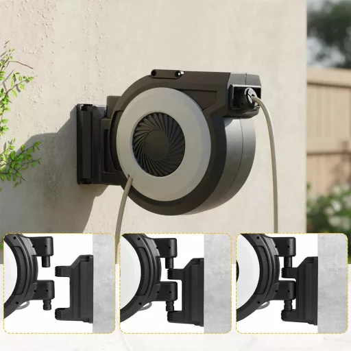 Naścienny zwijany zraszacz