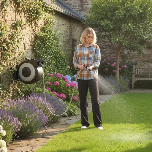 Naścienny zwijany zraszacz