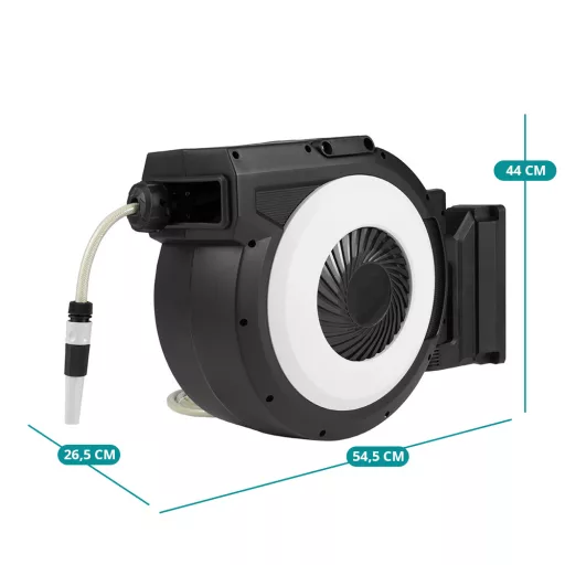 Naścienny zwijany zraszacz