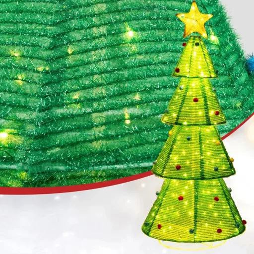 Zewnętrzna dekoracyjna choinka sosnowa 200LED 190cm