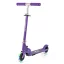 Składana aluminiowa hulajnoga dziecięca z podświetlanymi kołami LED, fioletowa