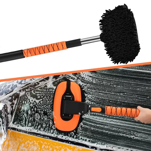 Zestaw teleskopowych szczotek do mycia auta
