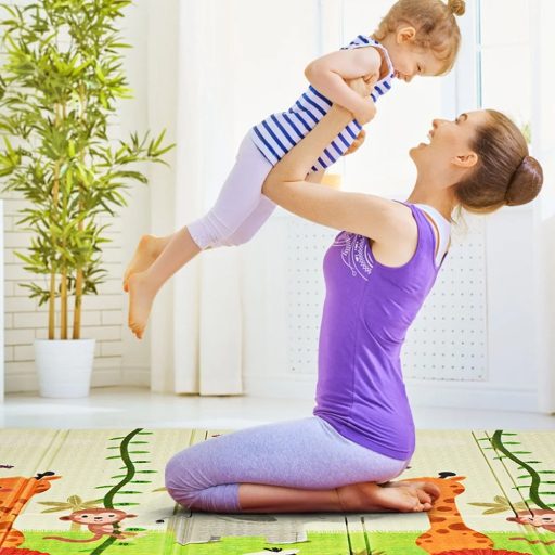 Dwustronna Składana Mata do Zabawy w Torbie