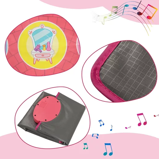 Mata taneczna, różowa