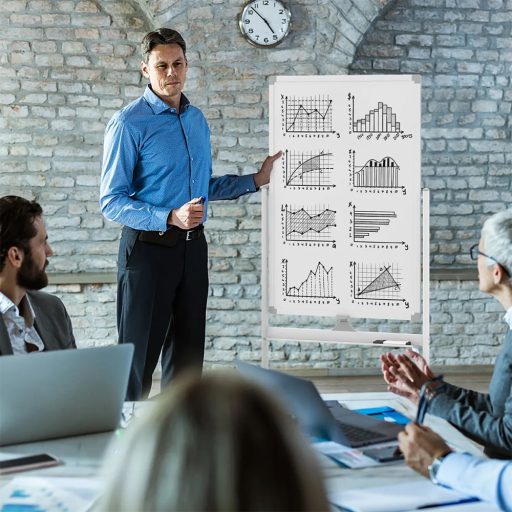 Tablica Flip Chart z Akcesoriami, 60 x 90 cm